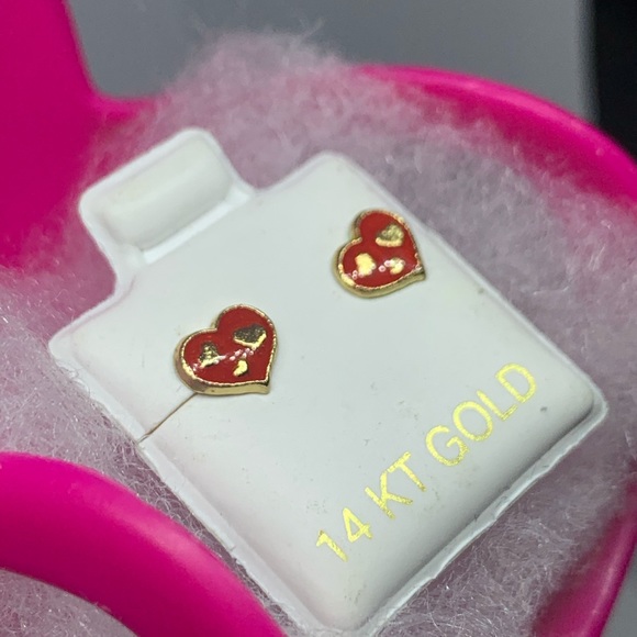 Other - ♥️14k Heart Earrings